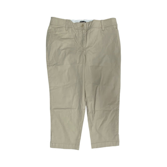 Pants Cropped By Talbots In Tan, Size:10P