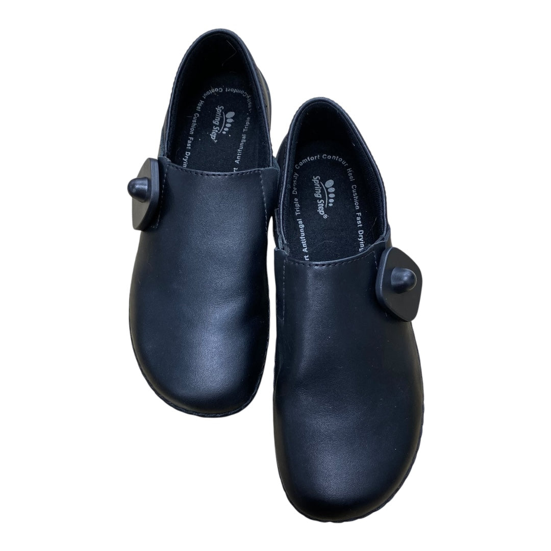 Shoes Flats By Spring Step In Black, Size:9