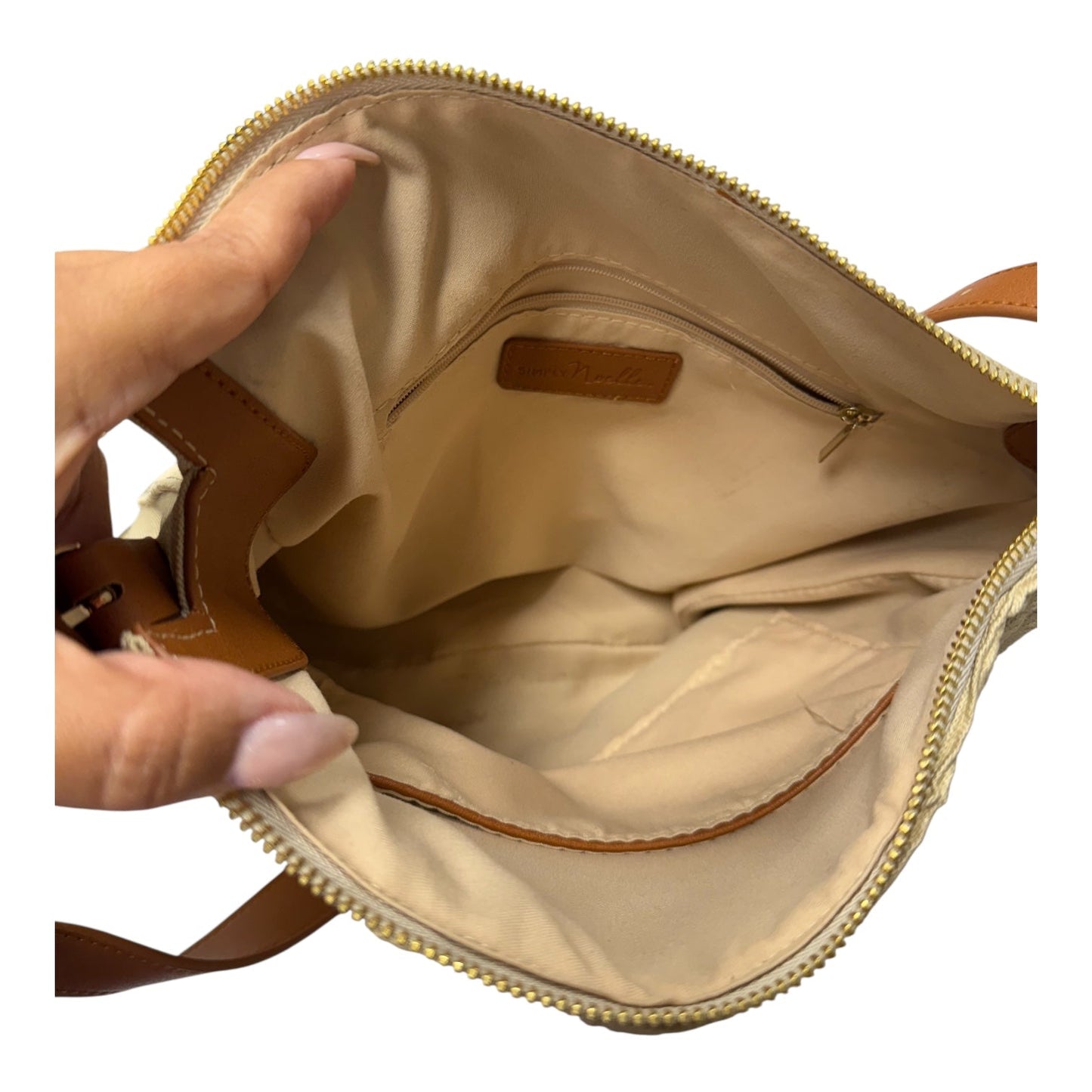 Crossbody By Simply Noelle In Tan, Size:Medium