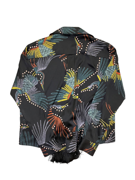 Blouse Ls By Hutch In Multi, Size:Xs