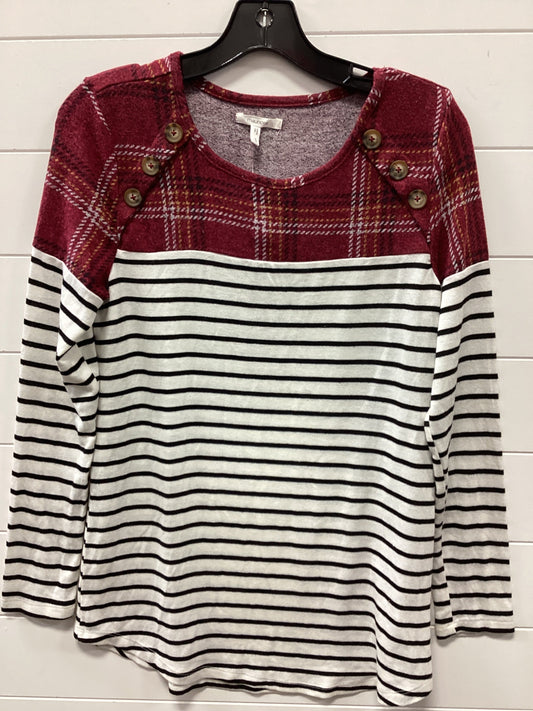 Top Ls By Maurices In Red & White, Size:S