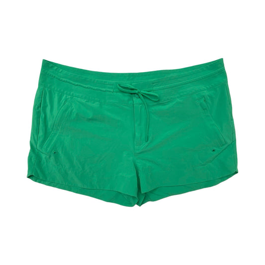 Athletic Shorts By Athleta In Green, Size:16