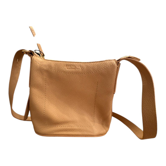 Handbag Leather By AMERICAN LEATHER CO In Tan, Size:Medium