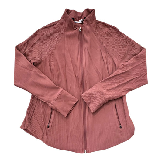 Athletic Jacket By Athleta In Mauve, Size:1X