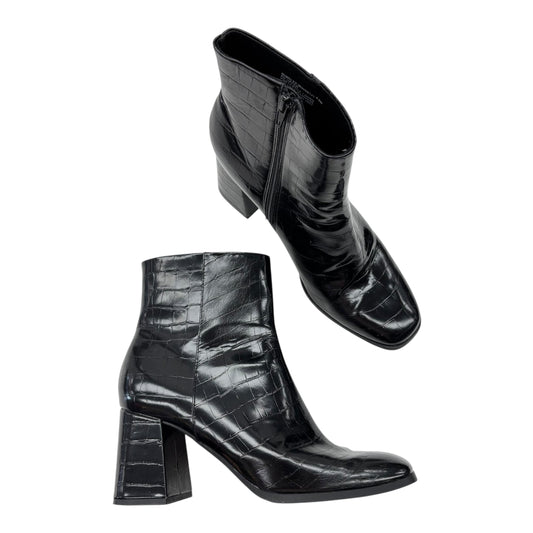 Boots Ankle Heels By Madden Girl In Black, Size:9.5
