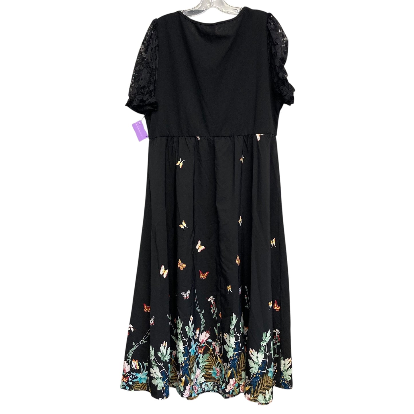 Dress Casual Maxi By Shein In Floral Print, Size:3X