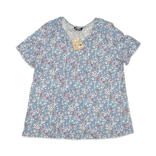 Top Ss By Bloomchic In Floral Print, Size:M