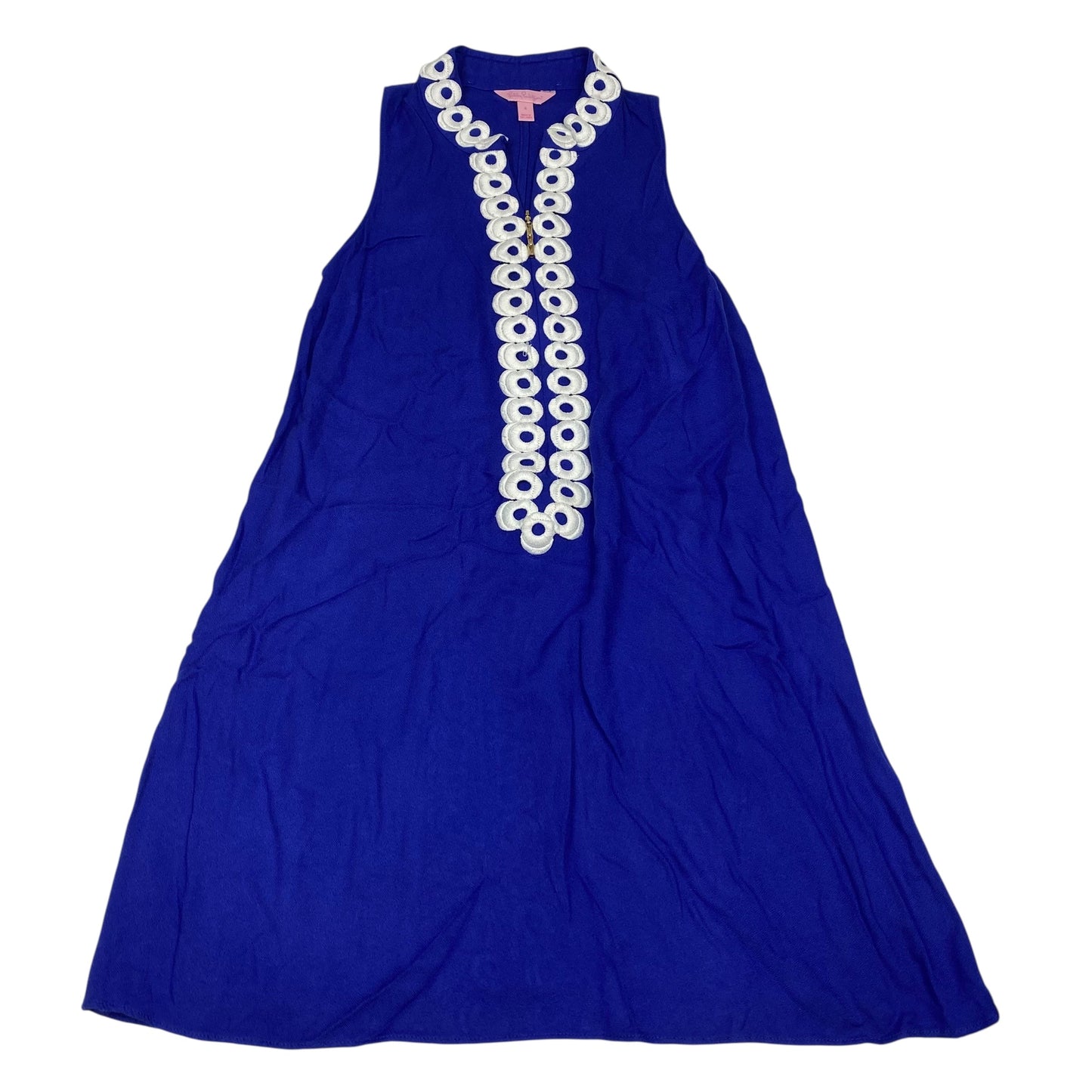 Dress Designer By Lilly Pulitzer In Blue, Size:S