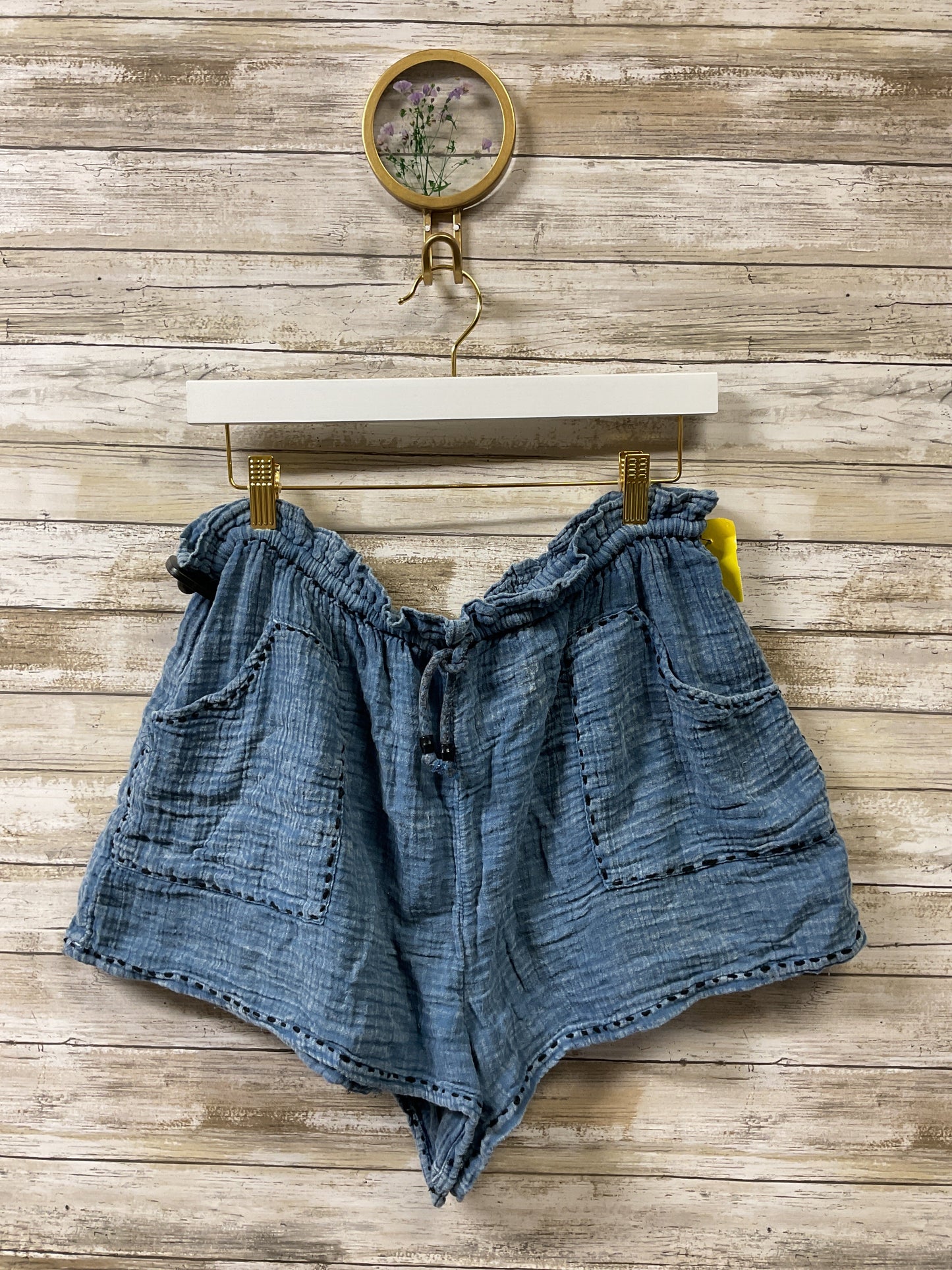 Lounge Set Shorts By Free People In Blue, Size:Xl