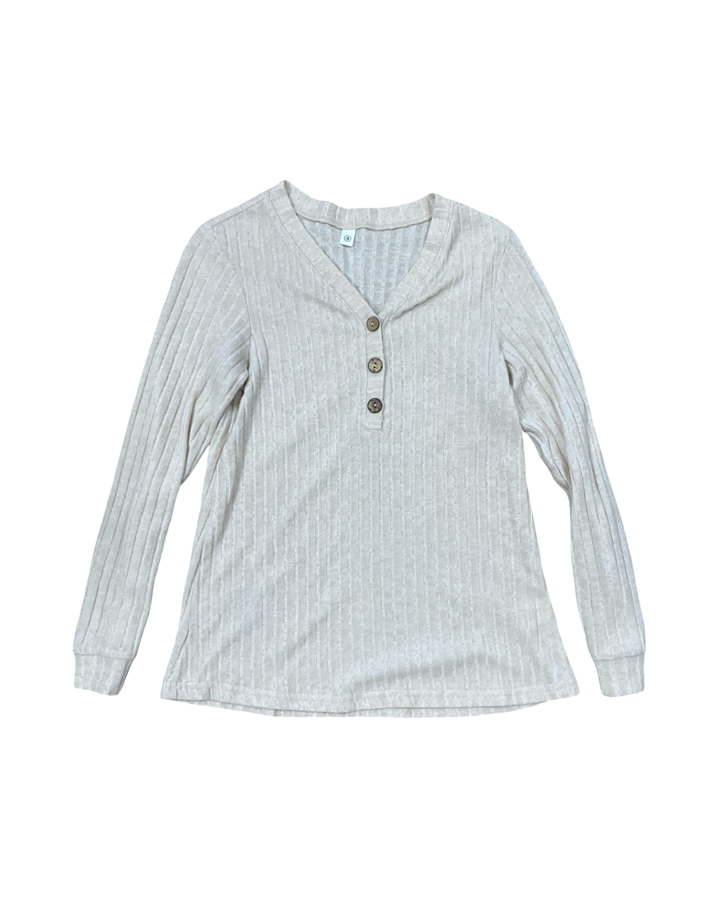 Top Ls By Clothes Mentor In Cream, Size:S