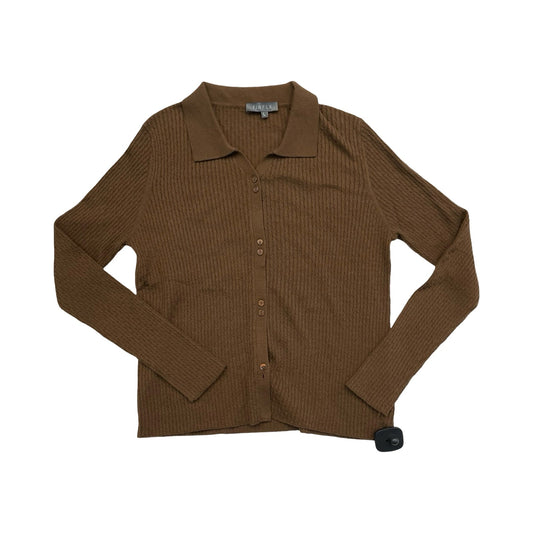 Sweater Cardigan By Cmc In Brown, Size:L