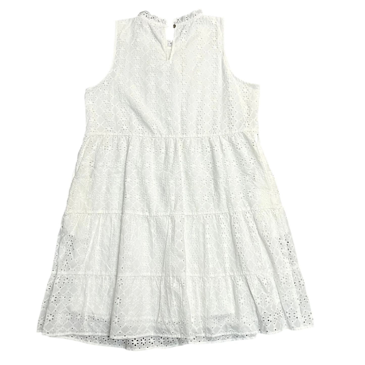 Dress Casual Midi By Loft In White, Size: Lp