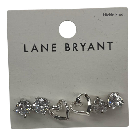 Earrings Stud By Lane Bryant In Silver, Size:03 Piece Set