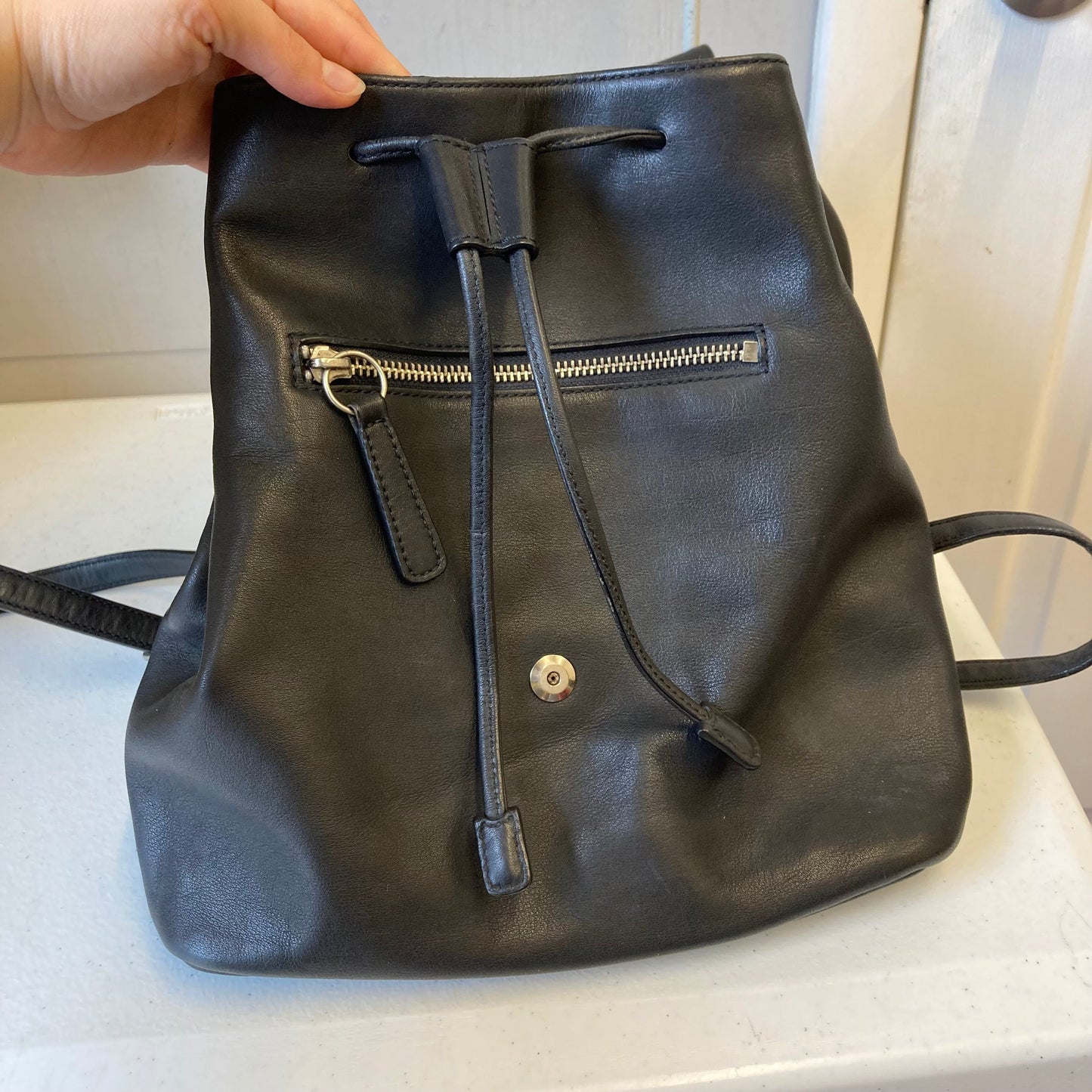 Backpack Designer By Coach In Black, Size:Medium