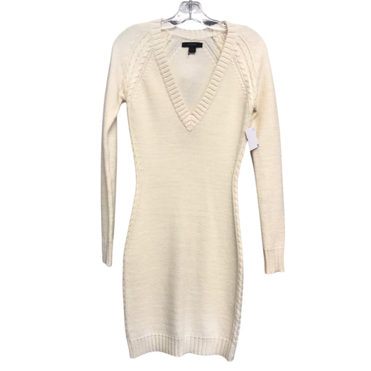 Dress Sweater By Express In Cream, Size:Xs