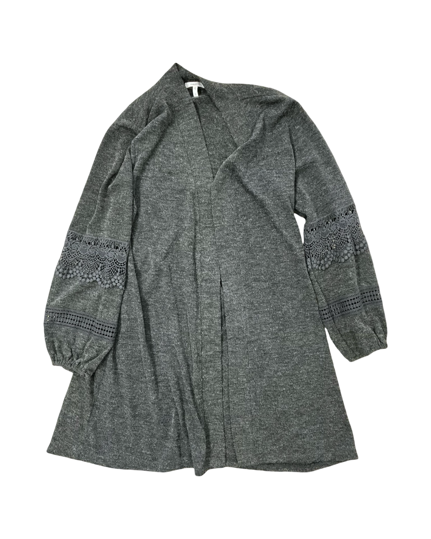 Cardigan By Maurices In Grey, Size:S