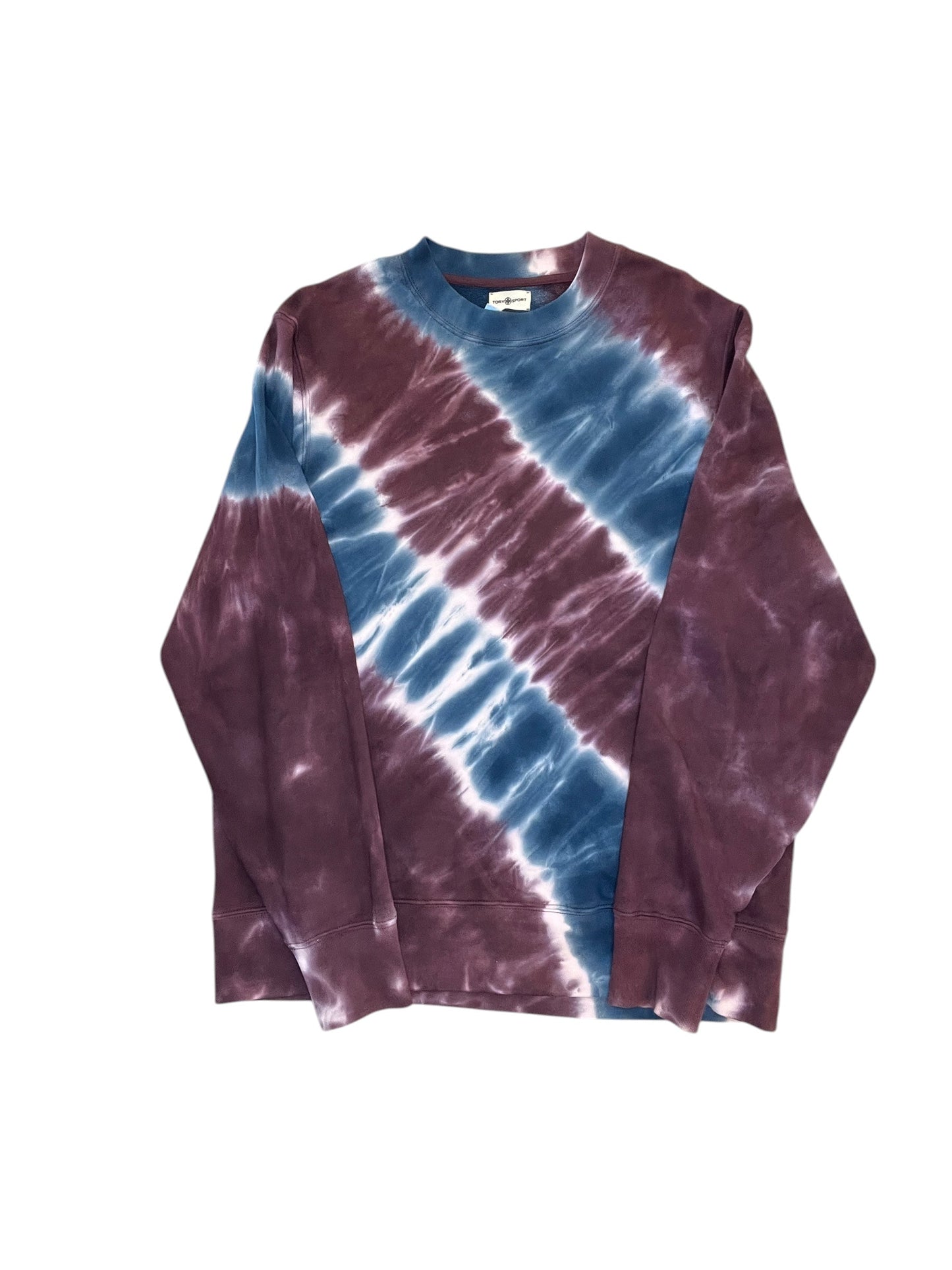 Sweatshirt Designer By Tory Burch In Tie Dye Print, Size:M