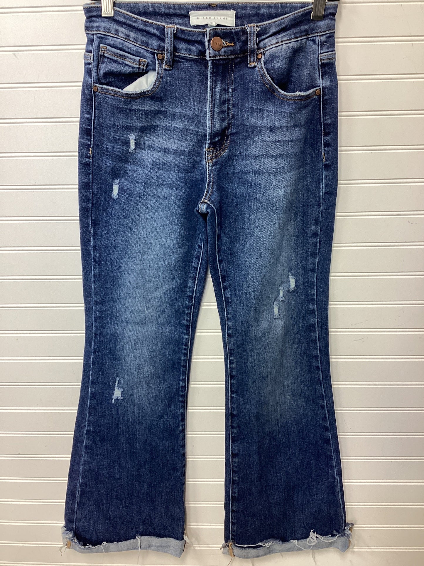 Jeans Flared By Risen In Blue Denim, Size:4