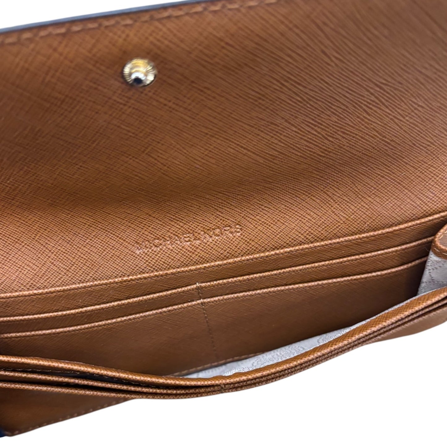 Wallet Designer By Michael Kors In Brown, Size:Medium