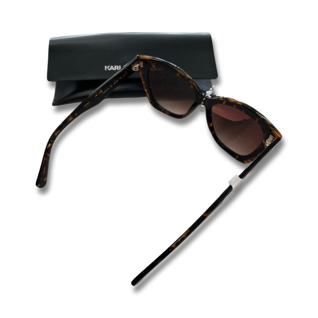 Sunglasses Designer By Karl Lagerfeld In Brown