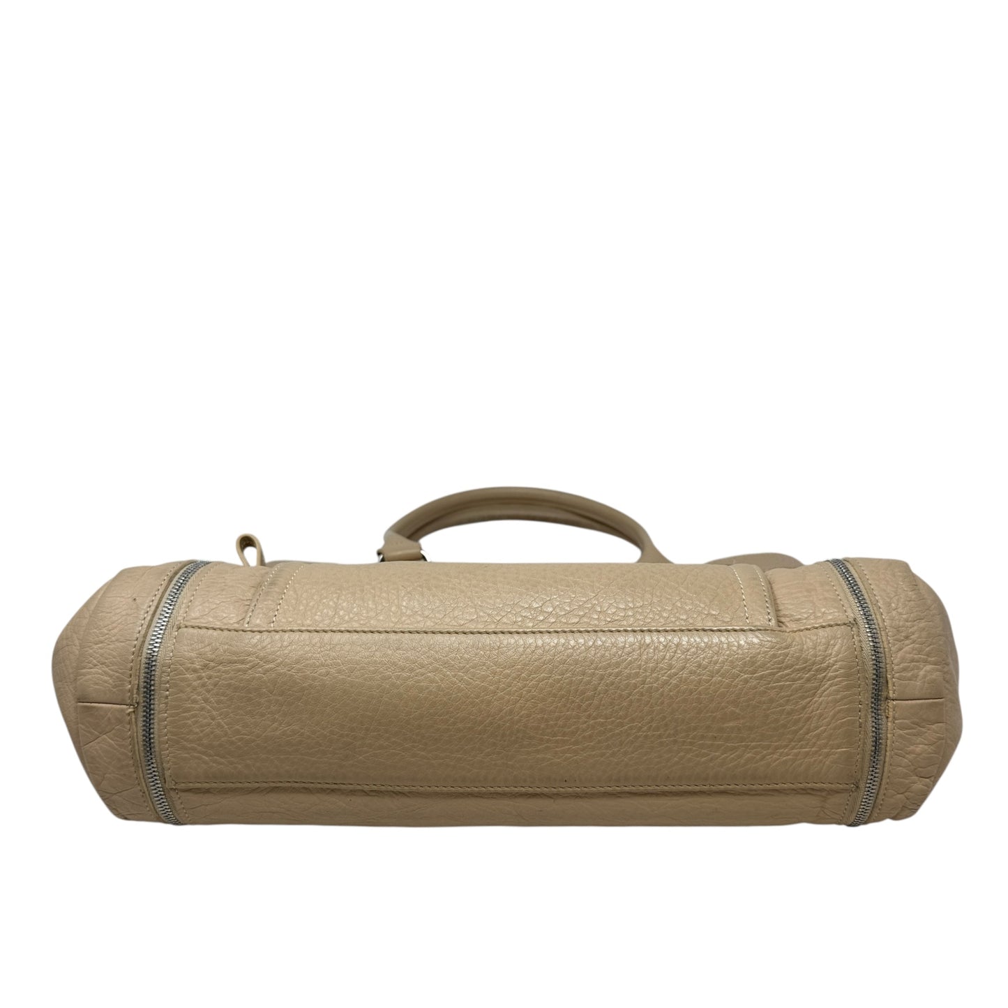 Rodeo Leather Satchel Designer By Longchamp, Size: Medium