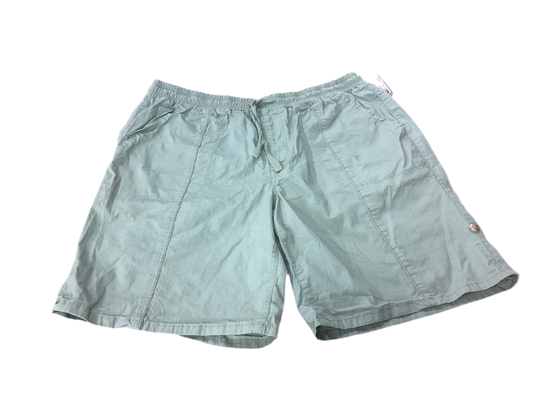 Shorts By Curve Appeal In Green, Size:16