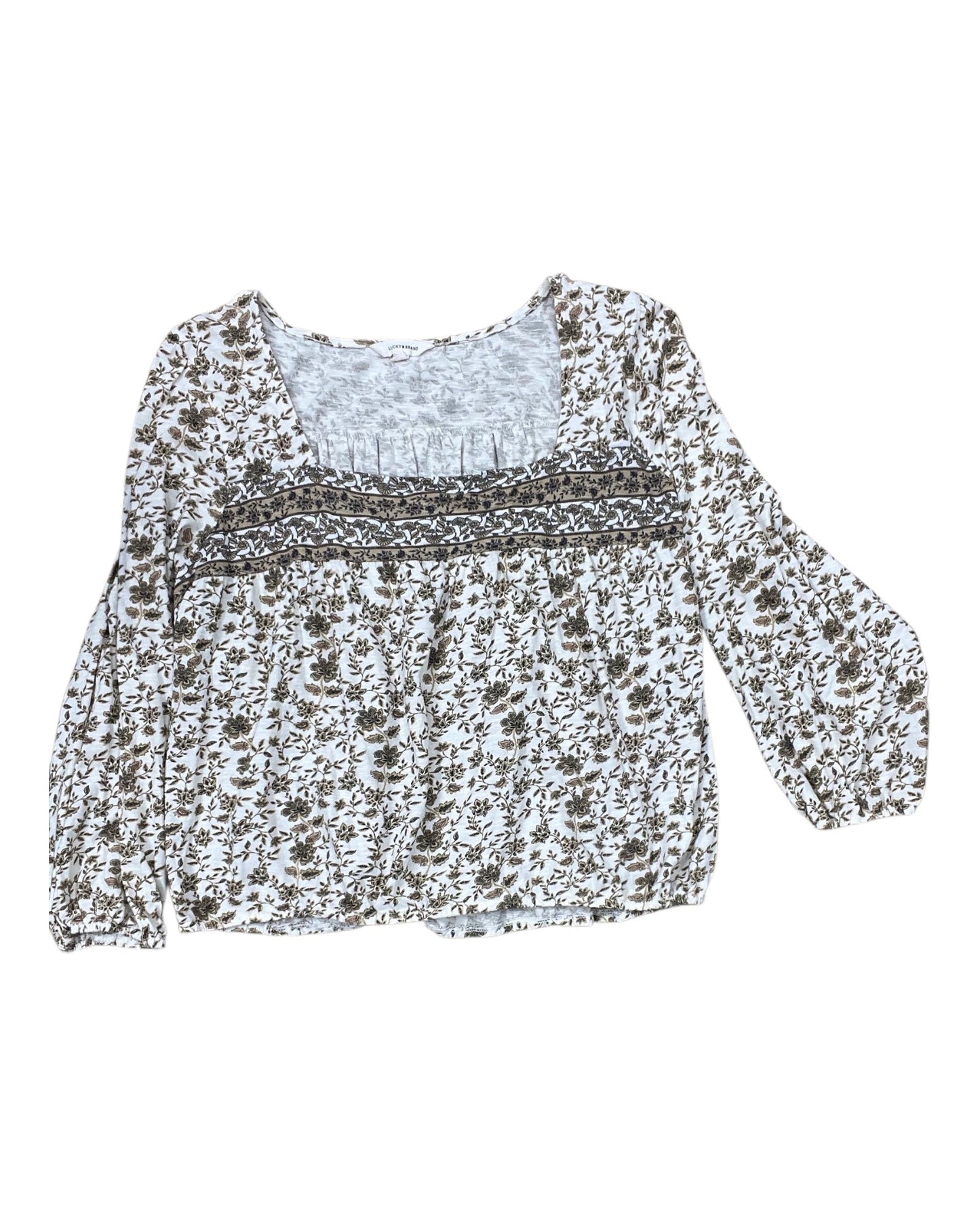 Top Ls By Lucky Brand In Tan, Size:Xl