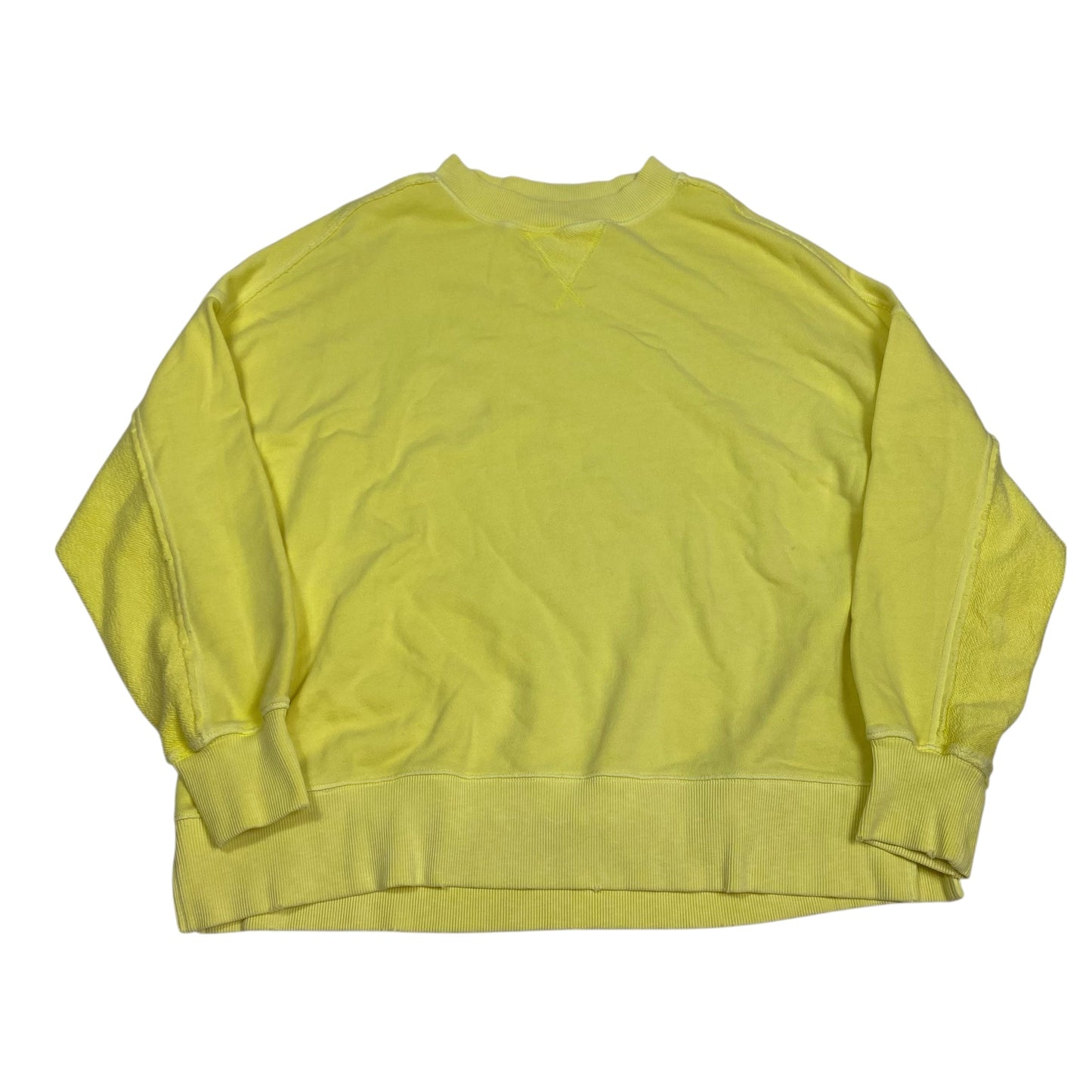 Sweatshirt Crewneck By Aerie In Yellow, Size:S