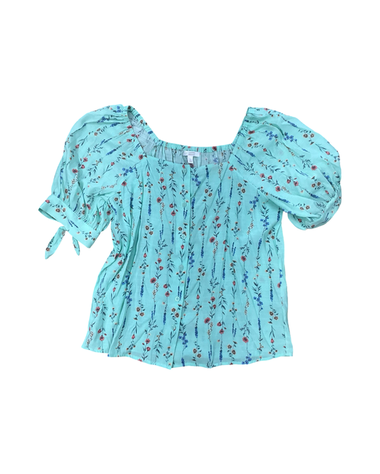 Blouse Ss By Lc Lauren Conrad In Green, Size:L