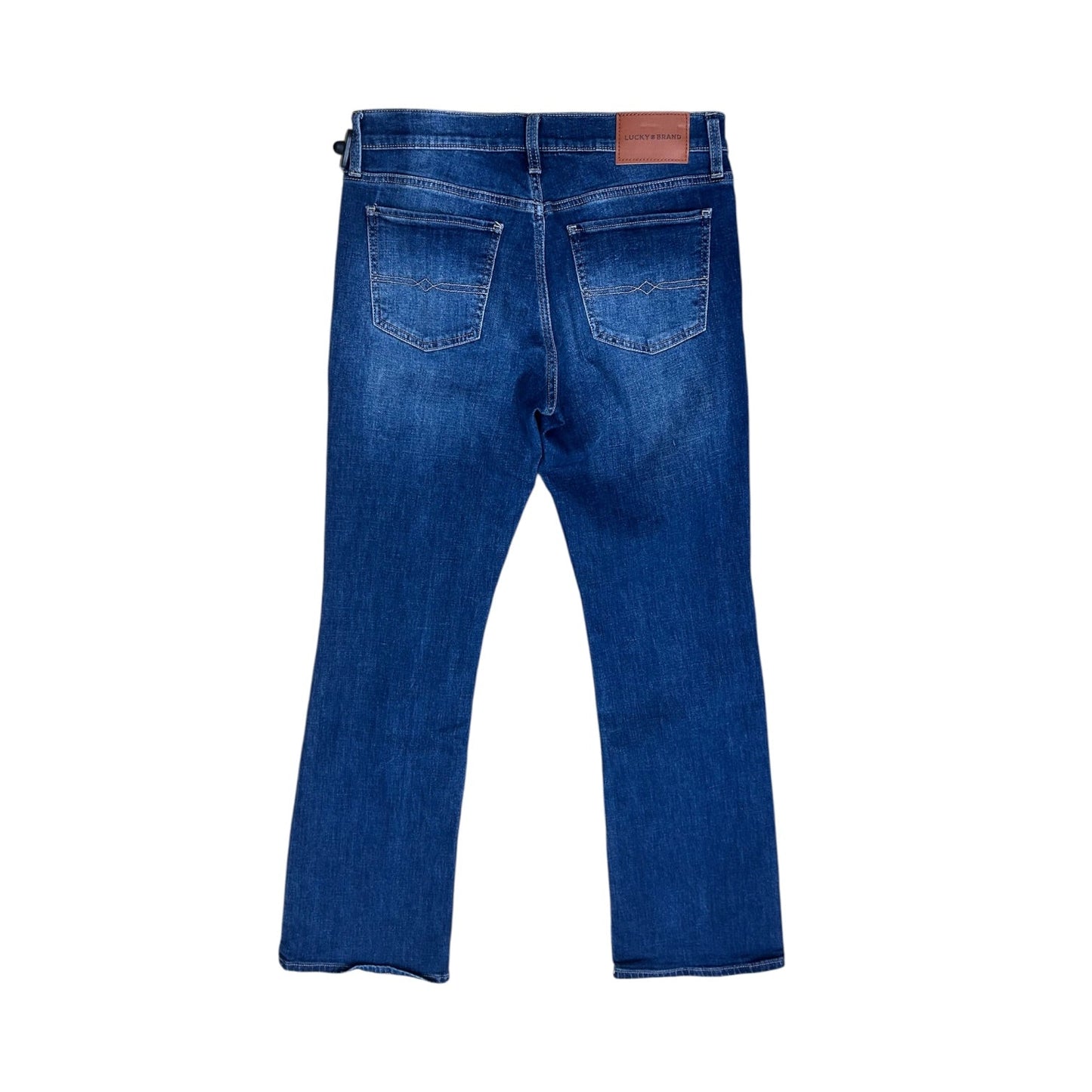 Jeans Boot Cut By Lucky Brand In Blue Denim, Size:8
