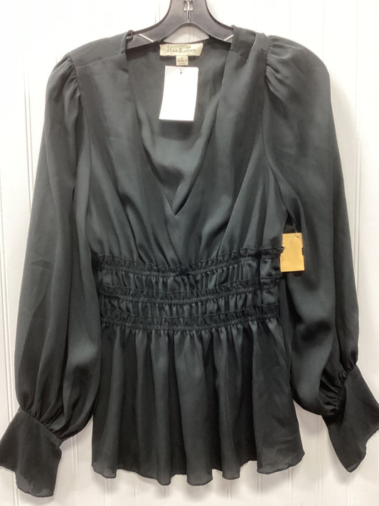 Top Ls By Vine & Love In Black, Size:M