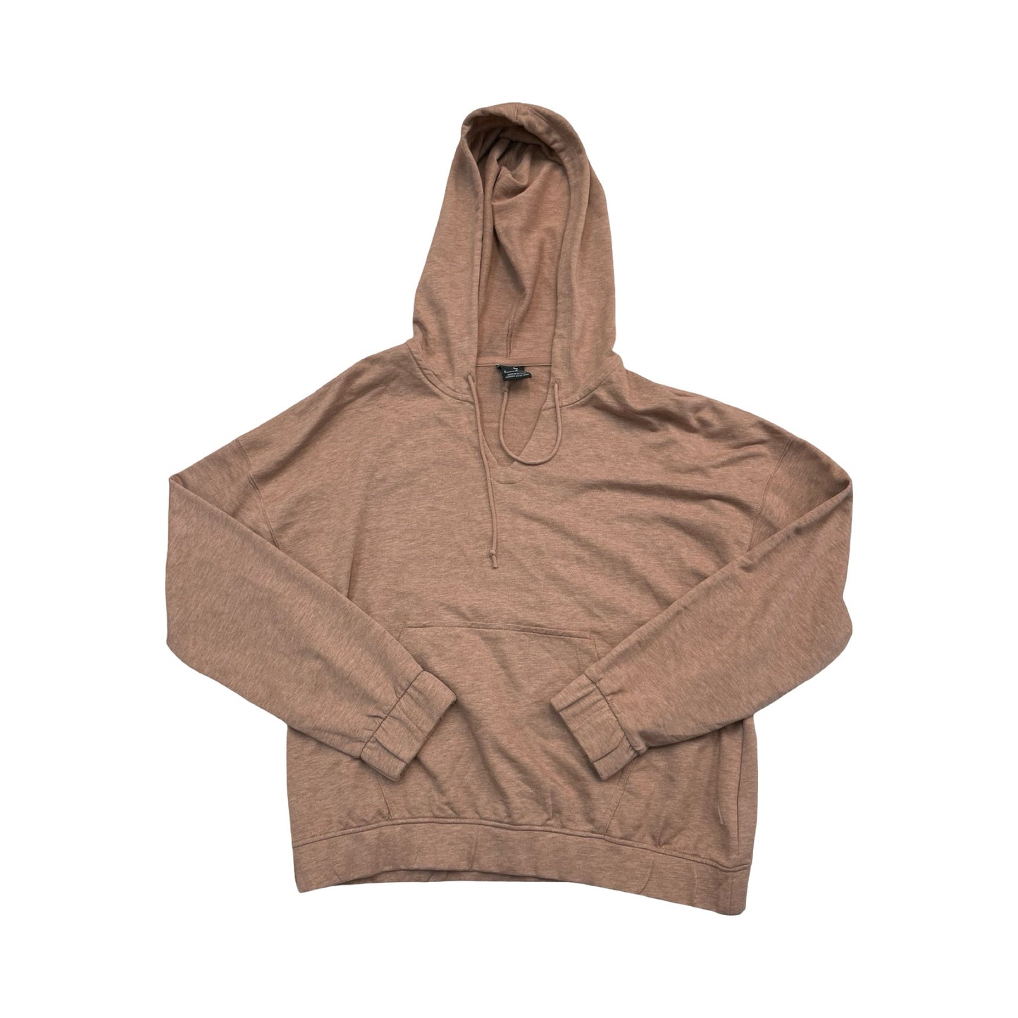 Athletic Sweatshirt Hoodie By Nike In Peach, Size:M