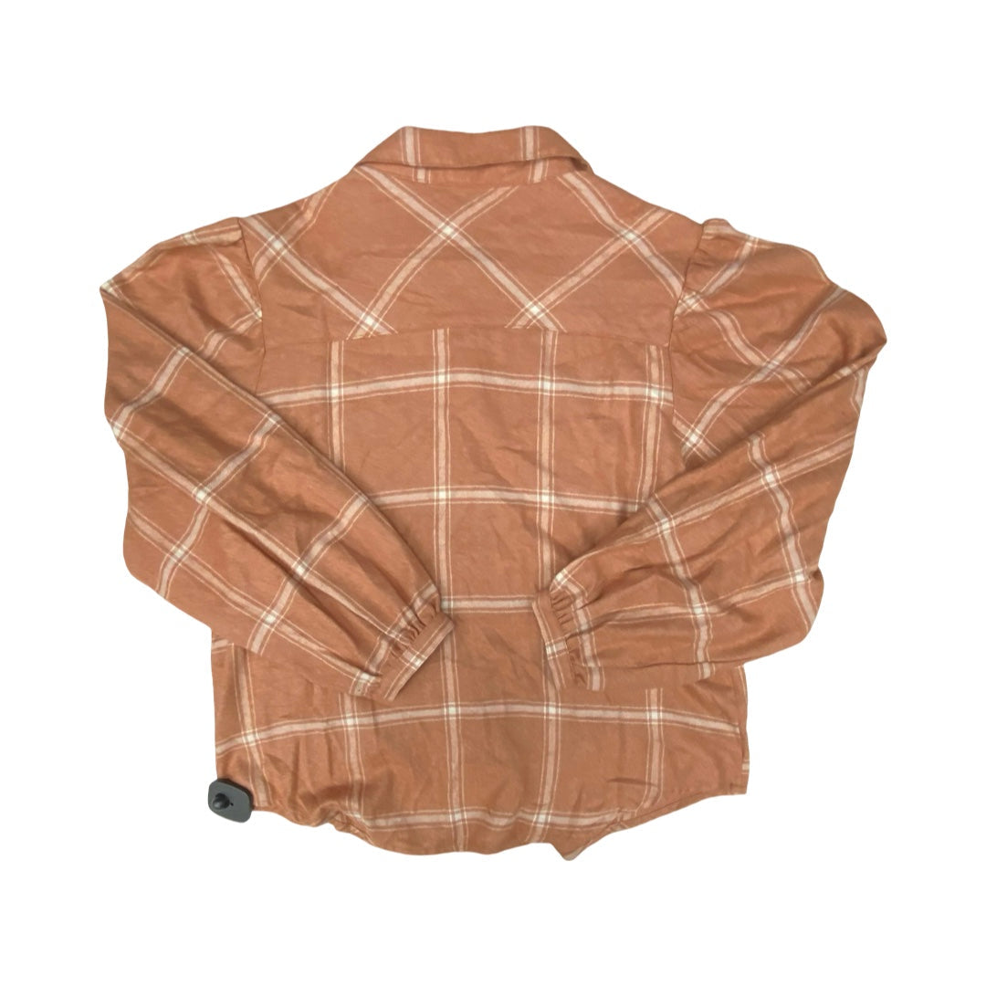 Top Ls By Z Supply In Plaid Pattern, Size:M