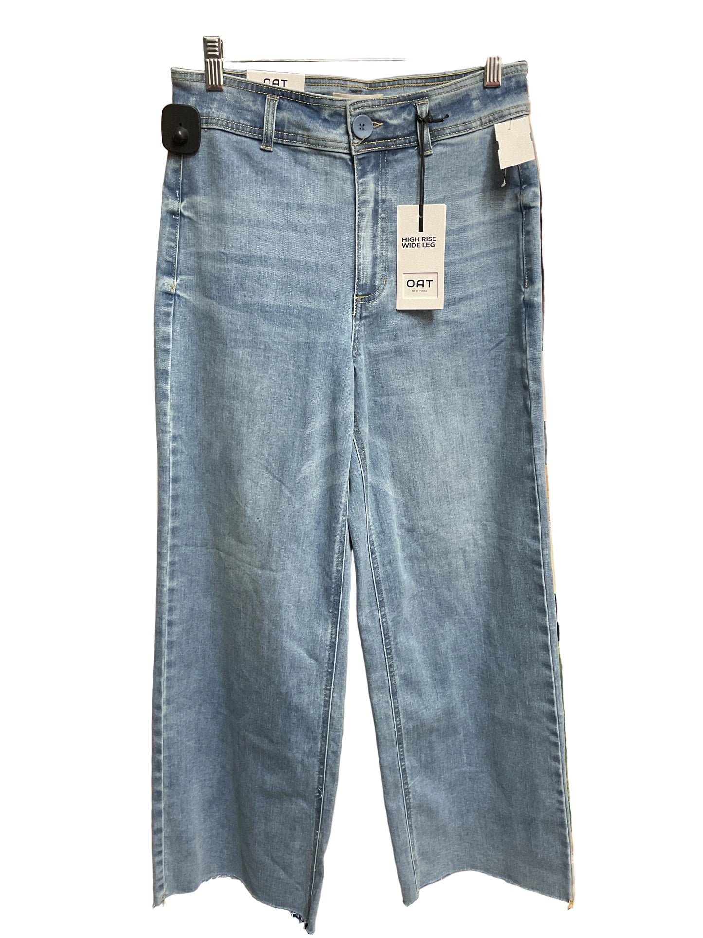 Jeans Wide Leg By Oat In Blue Denim, Size:4