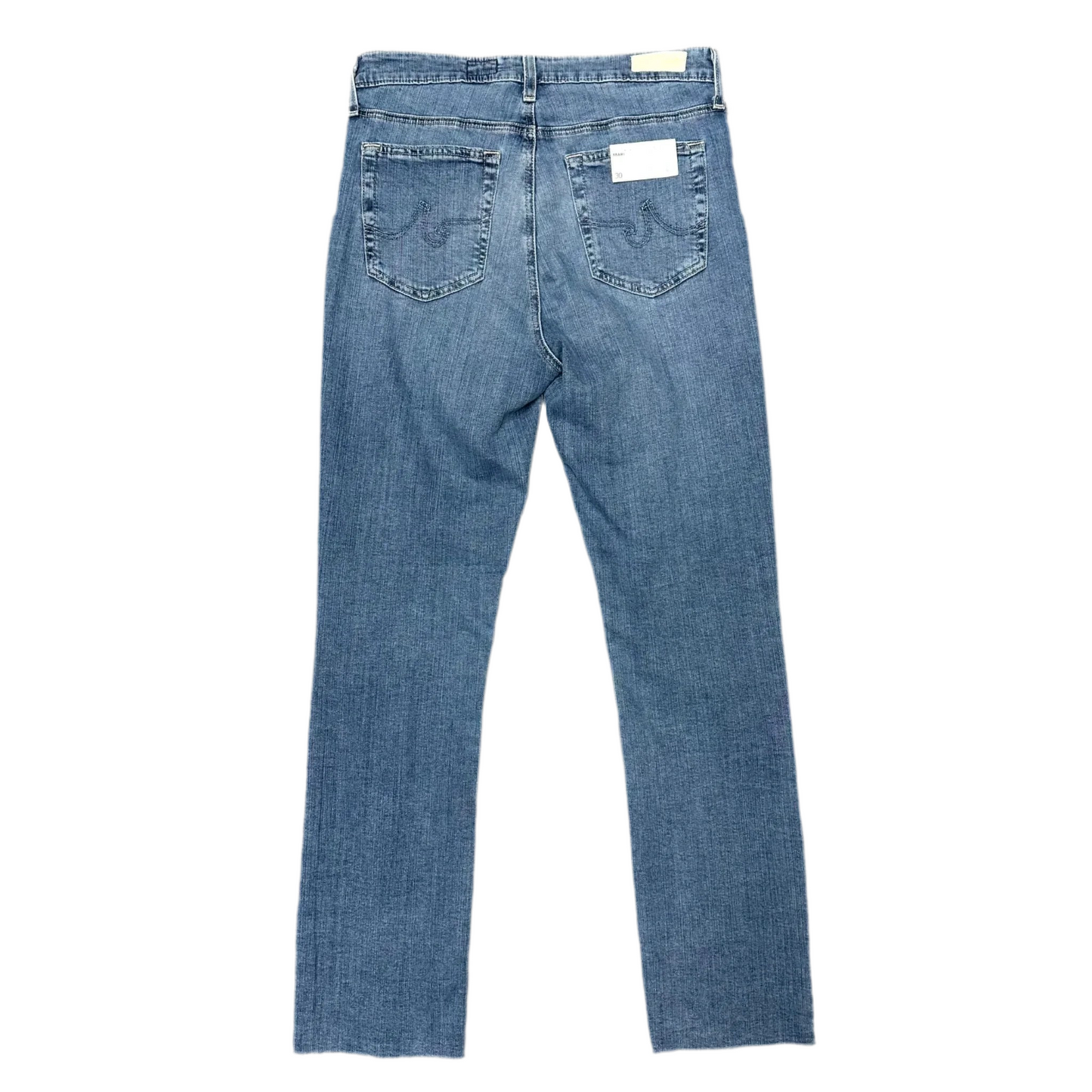 Jeans Straight By Adriano Goldschmied In Blue Denim, Size: 10