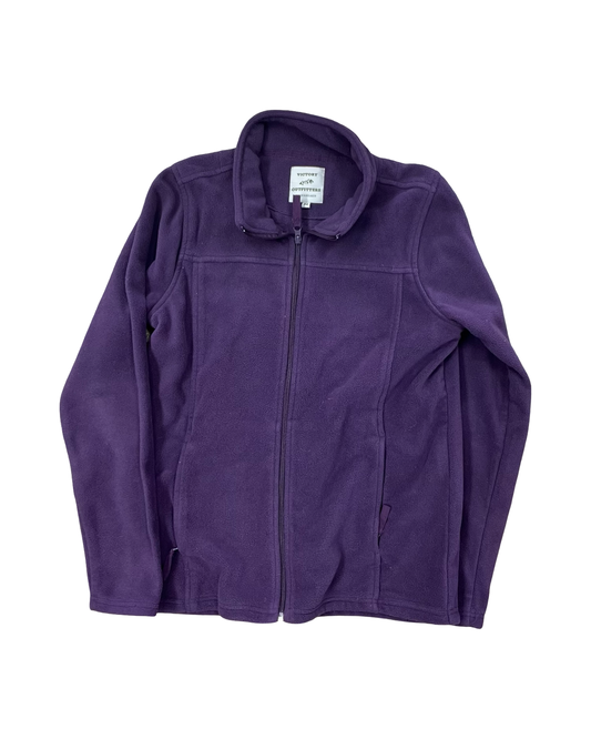 Jacket Fleece By Clothes Mentor In Purple, Size:M