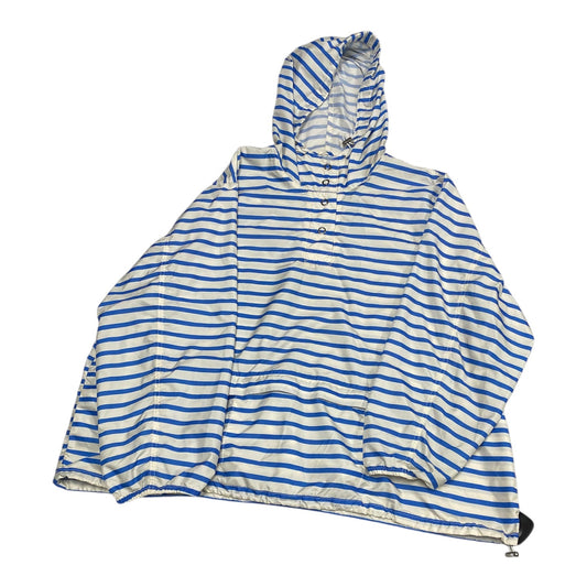 Jacket Windbreaker By J. Crew In Striped Pattern, Size:1X
