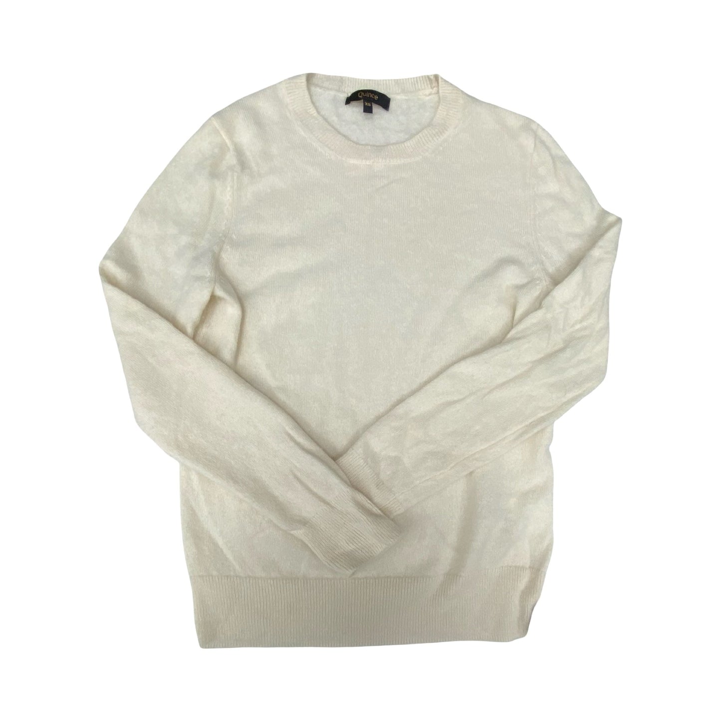 Sweater Cashmere By Quince In Cream, Size:Xs