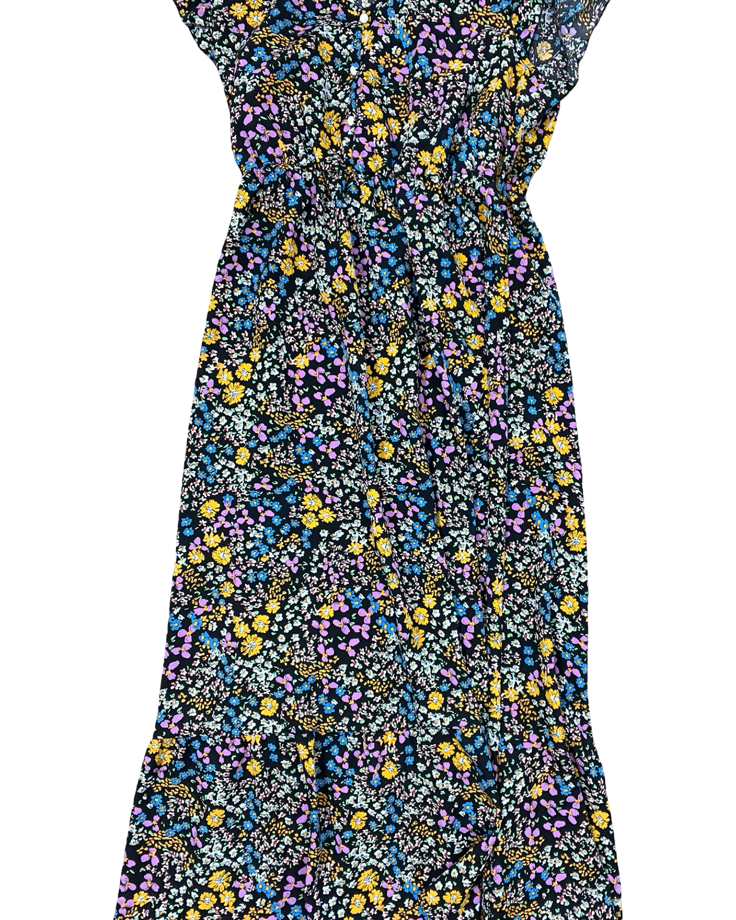 Dress Casual Maxi By Clothes Mentor In Floral Print, Size:L