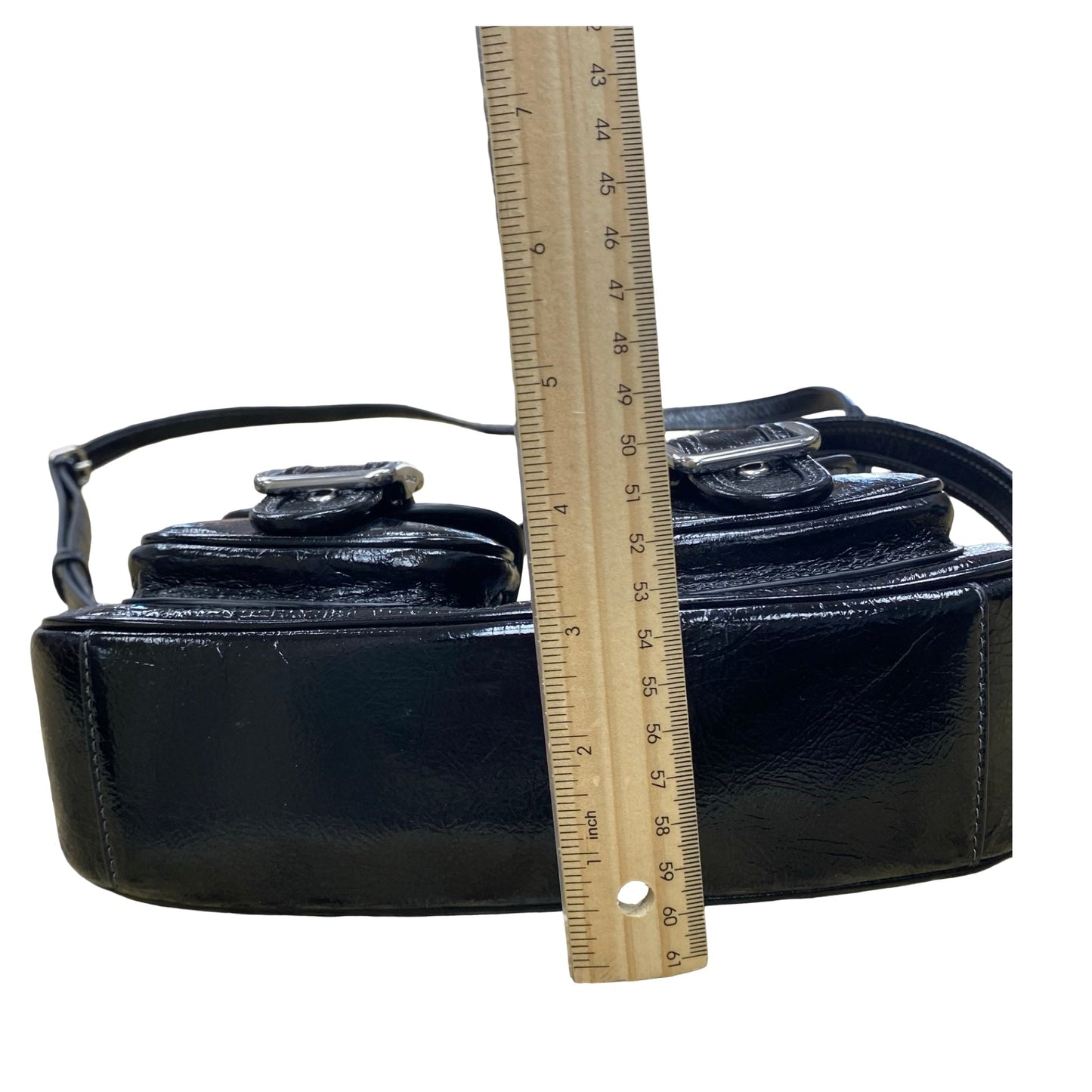 Handbag Designer By Coach In Black, Size:Small