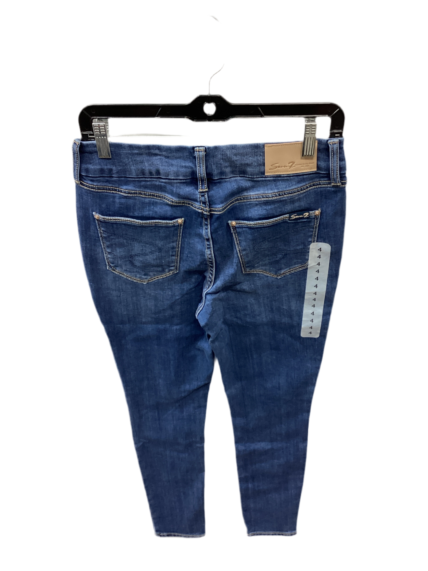 Jeans Skinny By Seven 7 In Blue Denim, Size:4