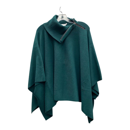 Poncho By Chicos In Green, Size:S