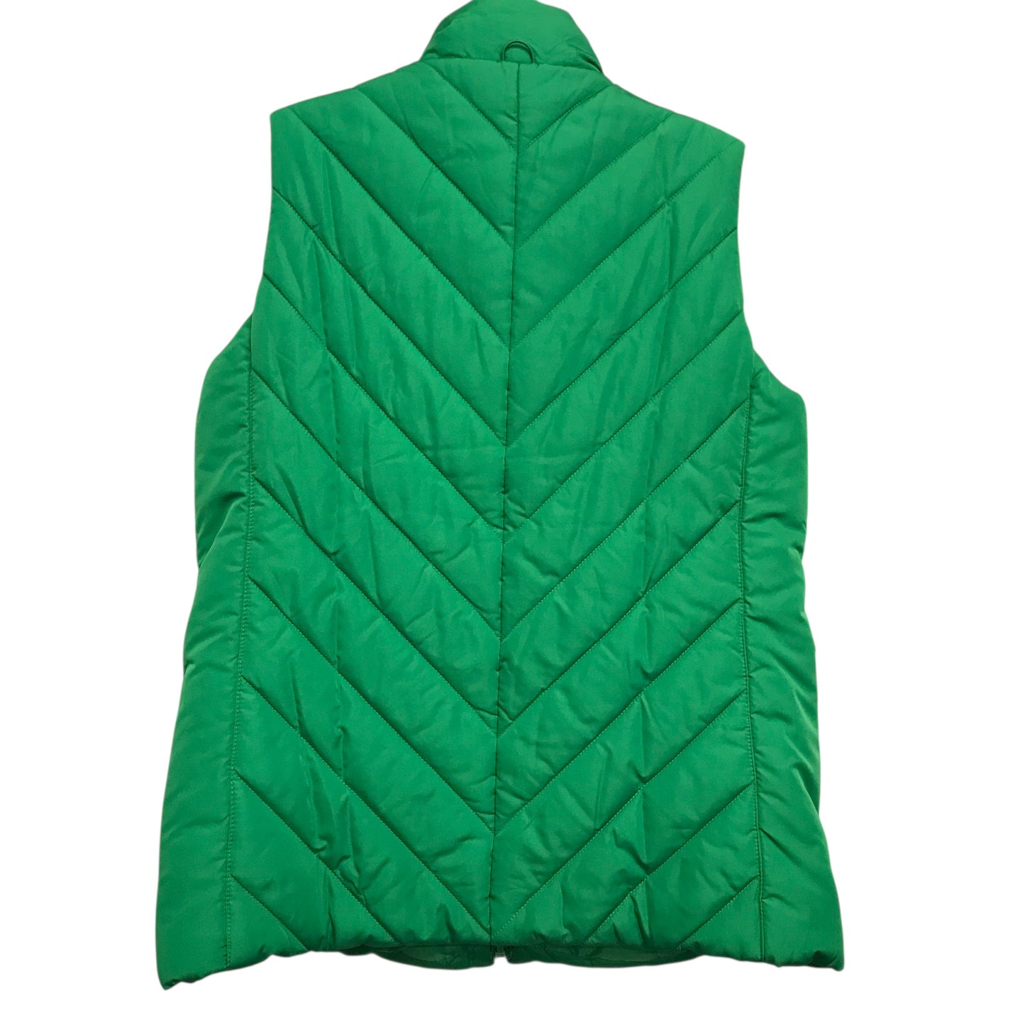 Vest Puffer & Quilted By Lands End In Green, Size:S