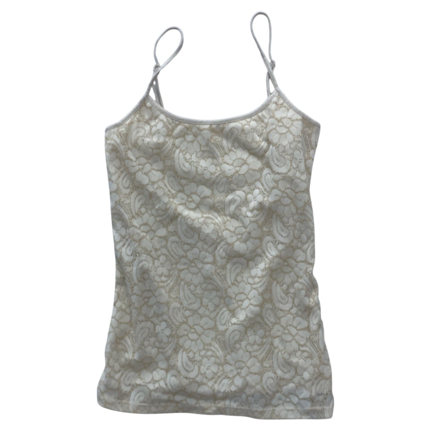 Top Sleeveless By Loft In Beige, Size:Xs
