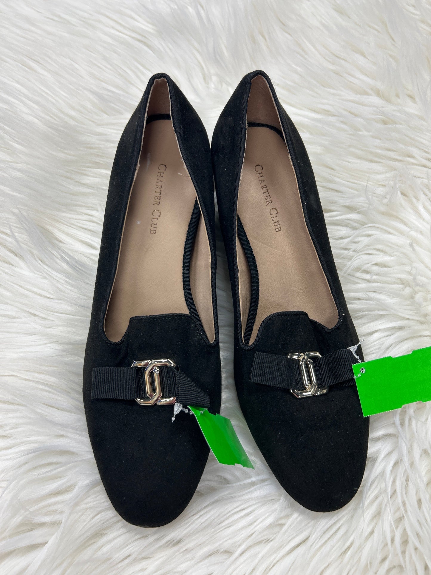 Shoes Heels Block By Charter Club In Black, Size:9