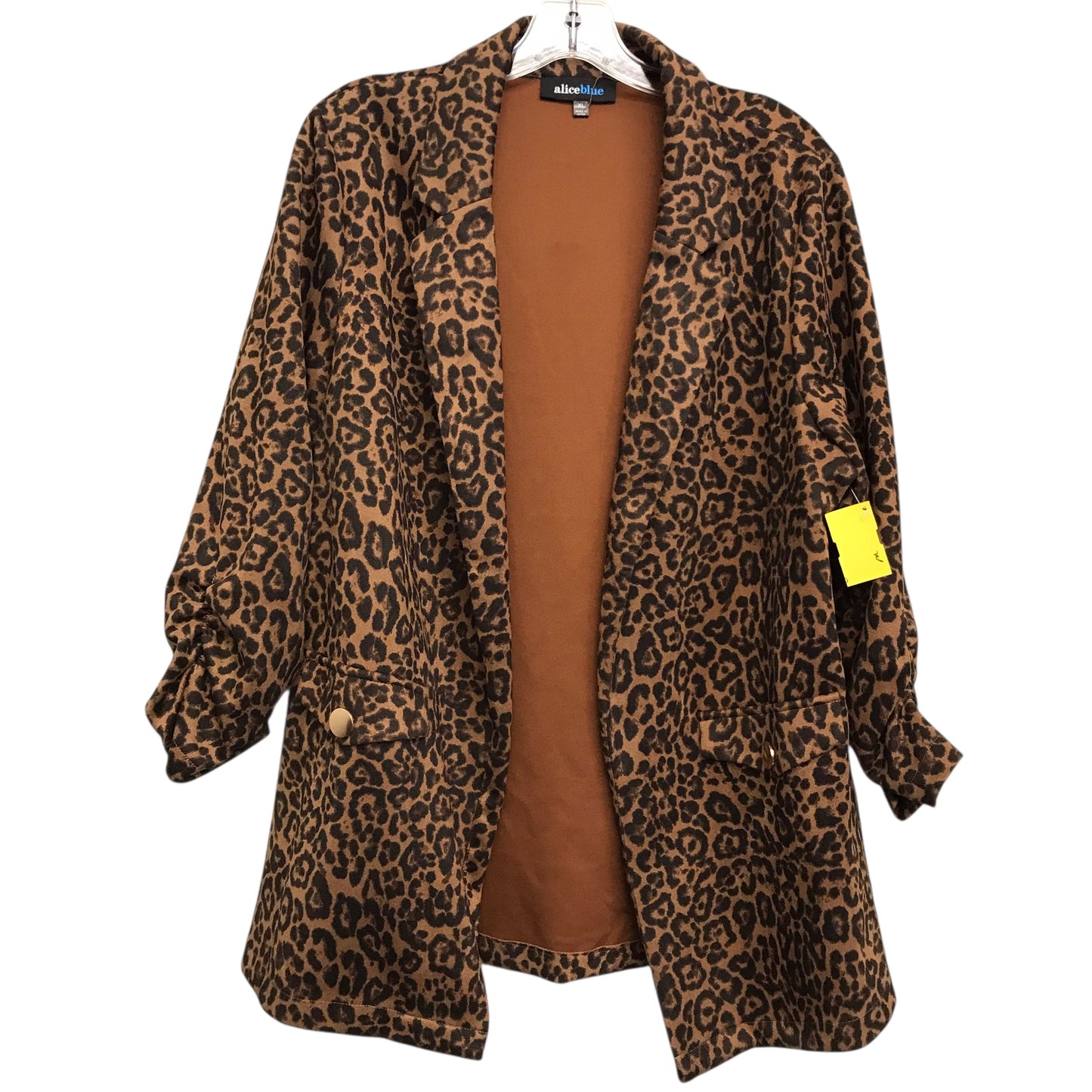 Blazer By Alice Blue In Animal Print, Size:Xl