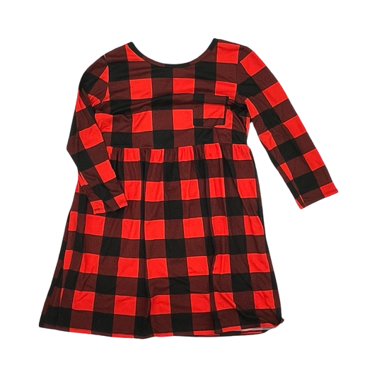 Dress Casual Short By Moa Moa In Black & Red, Size:M