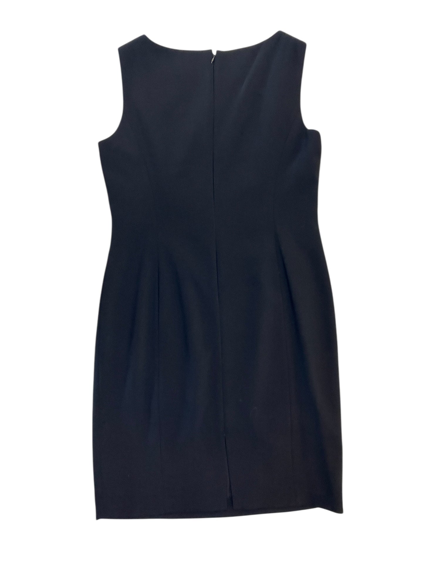 Dress Work By Tahari By Arthur Levine In Black, Size:L