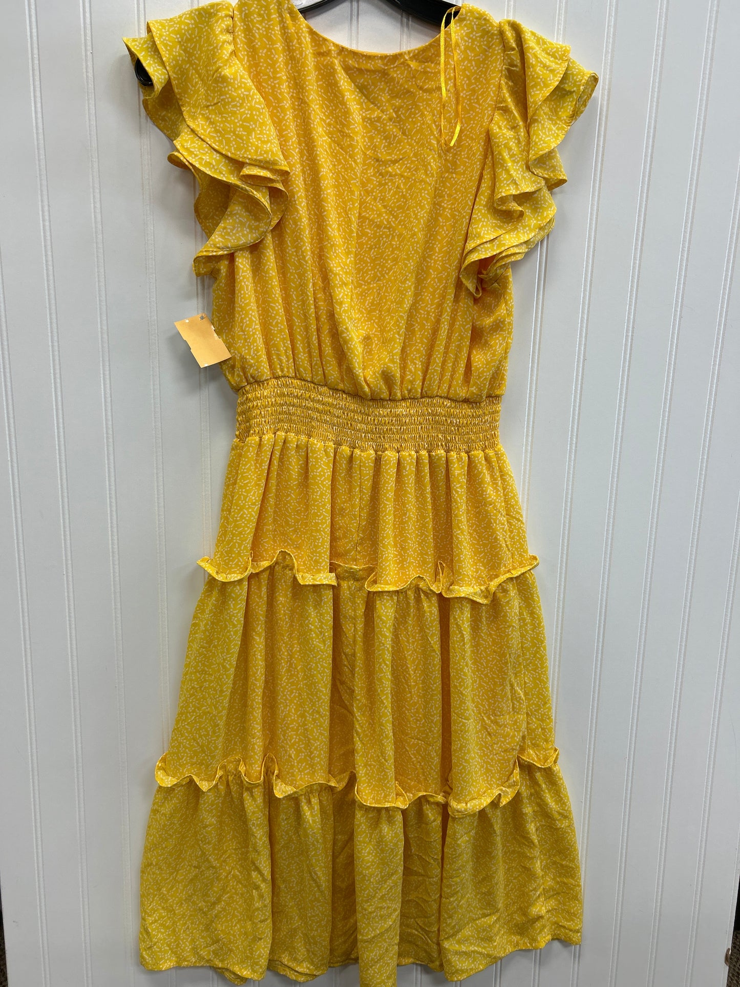 Dress Casual Maxi By Jessica Simpson In Yellow, Size:M