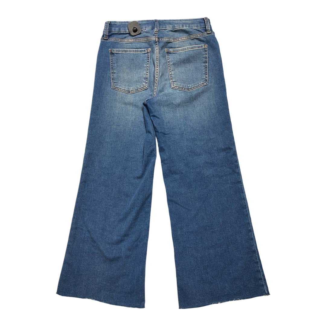 Jeans Cropped By Kut In Blue Denim, Size:4